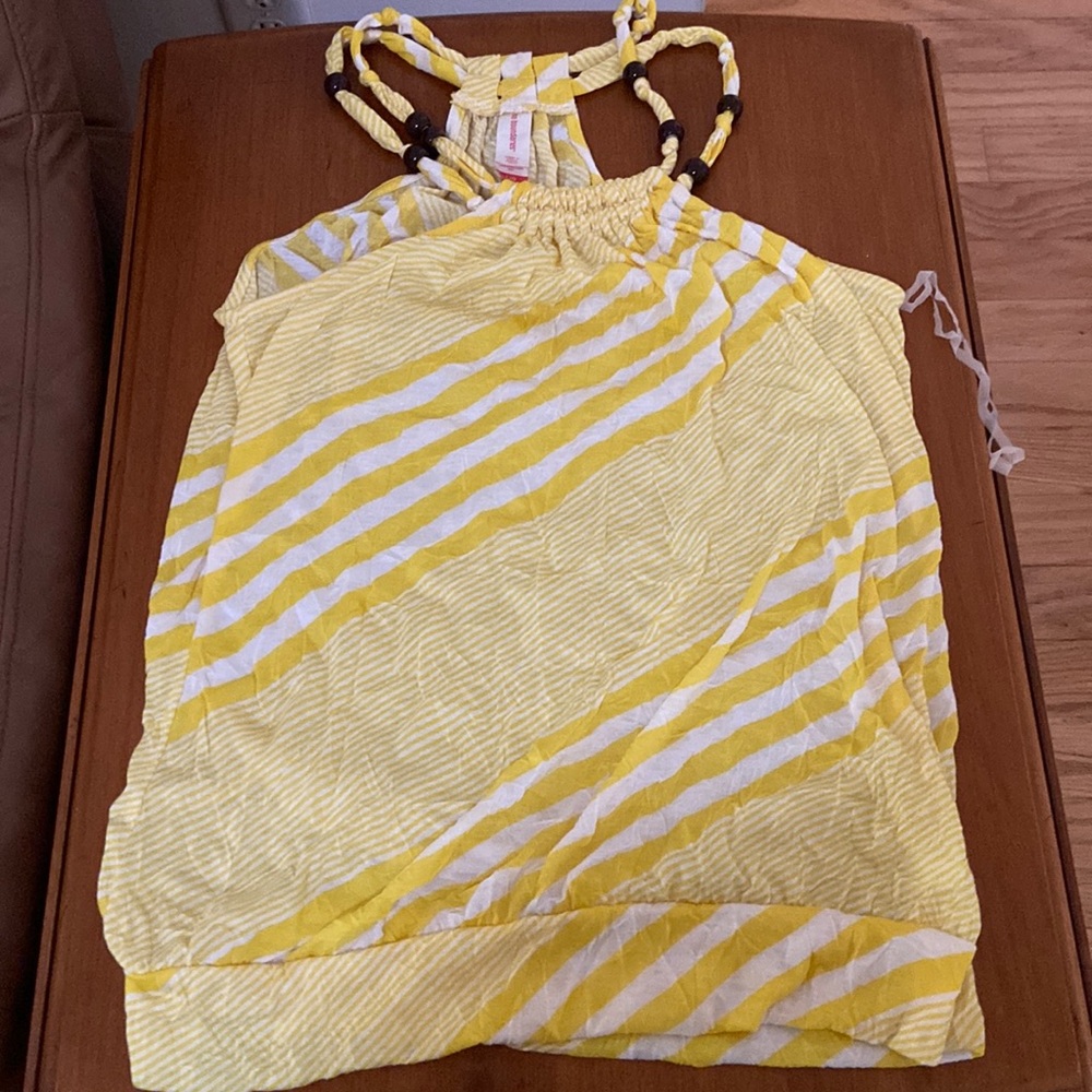 Pretty yellow swim cover up